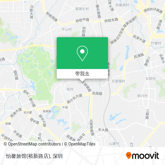 怡馨旅馆(裕新路店)地图