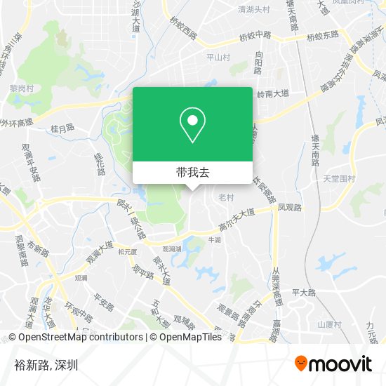 裕新路地图
