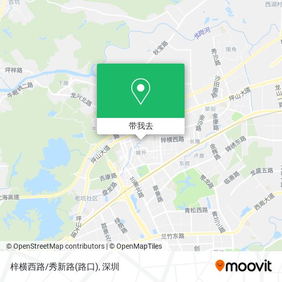 梓横西路/秀新路(路口)地图