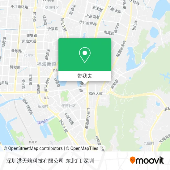 深圳洪天航科技有限公司-东北门地图