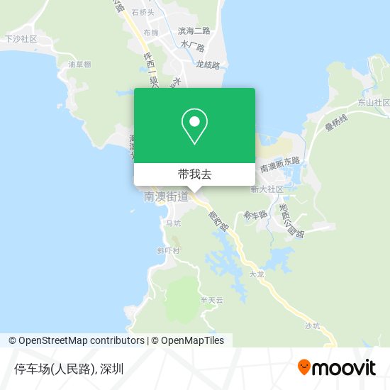 停车场(人民路)地图
