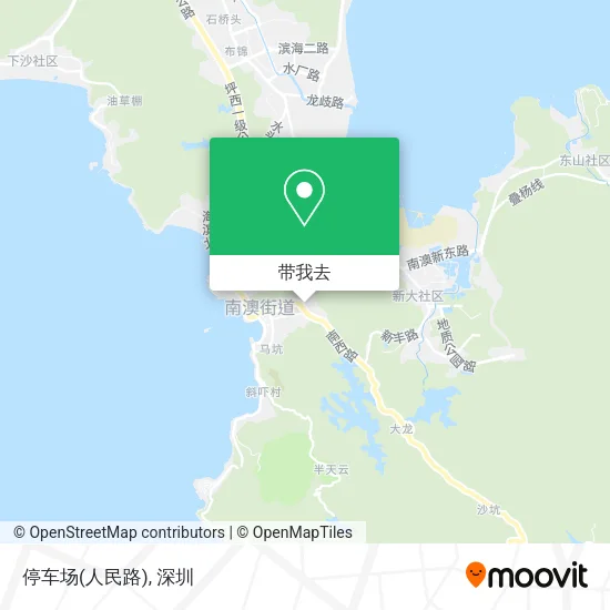 停车场(人民路)地图