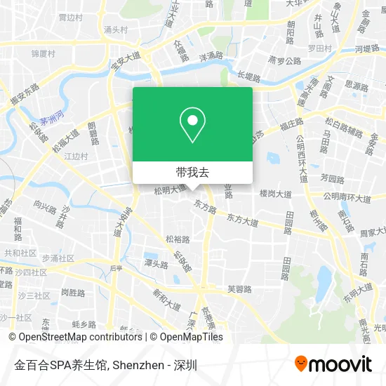 金百合SPA养生馆地图