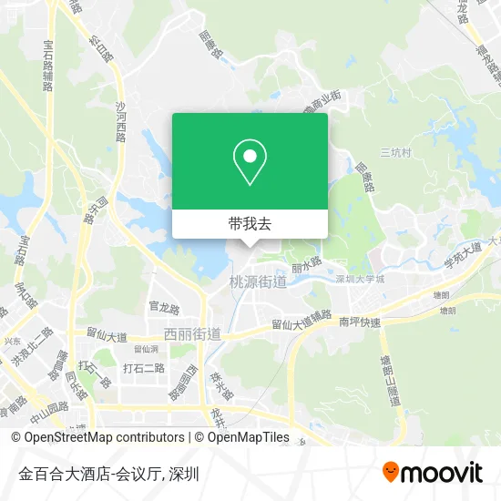 金百合大酒店-会议厅地图