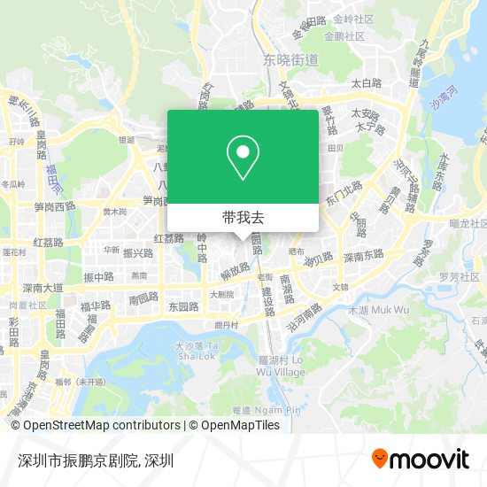 深圳市振鹏京剧院地图