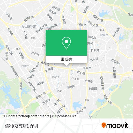 信利(荔苑店)地图