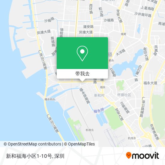 新和福海小区1-10号地图