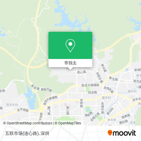 五联市场(连心路)地图
