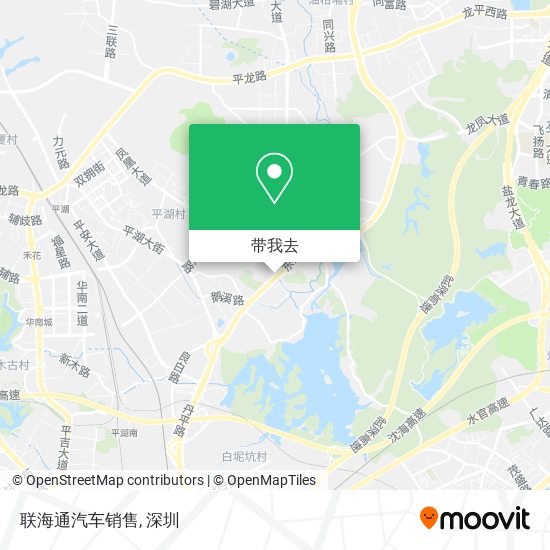 联海通汽车销售地图