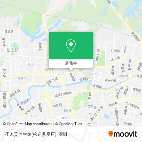 圣以灵养生馆(松岗燕罗店)地图