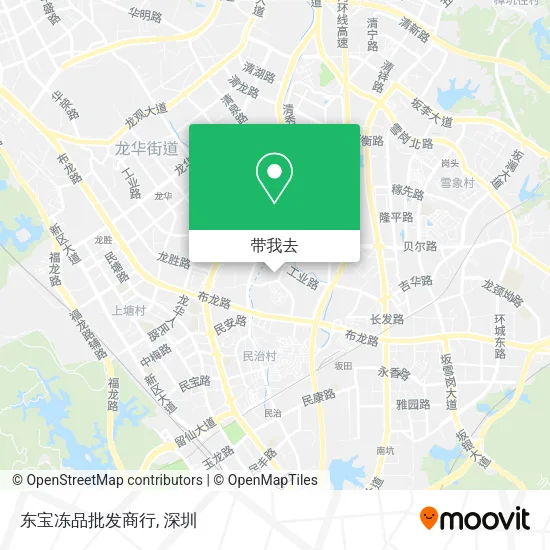 东宝冻品批发商行地图