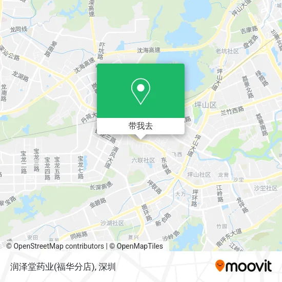 润泽堂药业(福华分店)地图