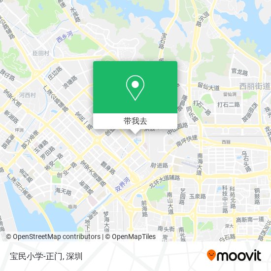 宝民小学-正门地图
