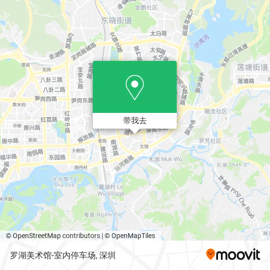 罗湖美术馆-室内停车场地图