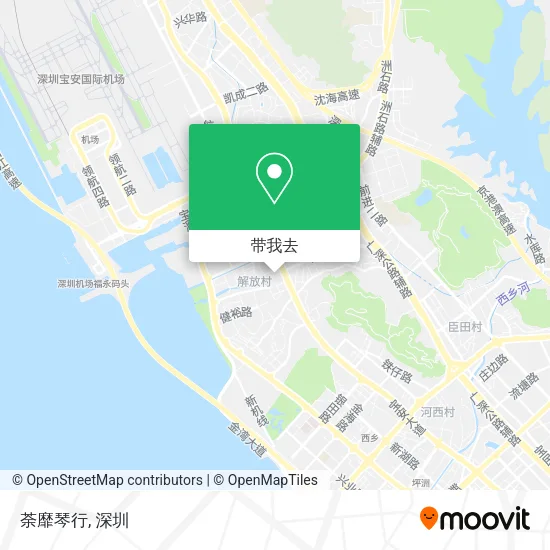 荼靡琴行地图
