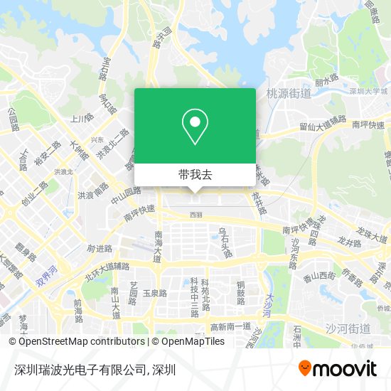 深圳瑞波光电子有限公司地图