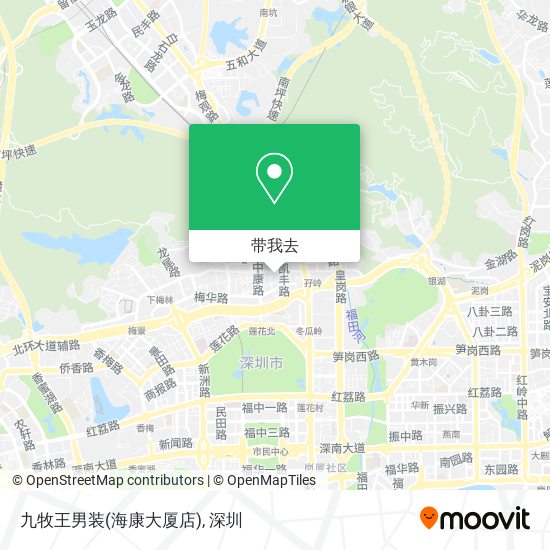 九牧王男装(海康大厦店)地图