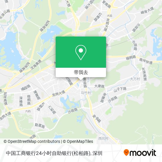 中国工商银行24小时自助银行(松柏路)地图