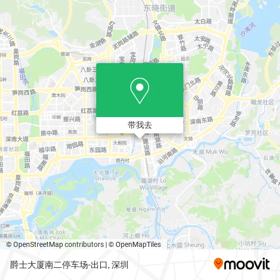 爵士大厦南二停车场-出口地图