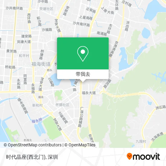 时代晶座(西北门)地图
