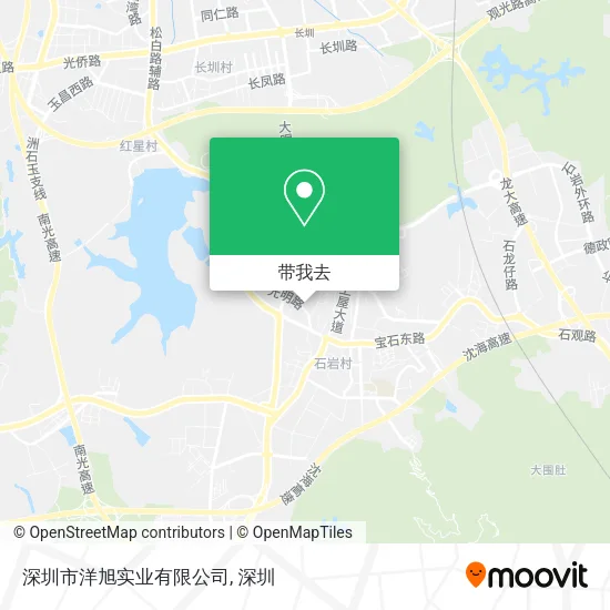 深圳市洋旭实业有限公司地图