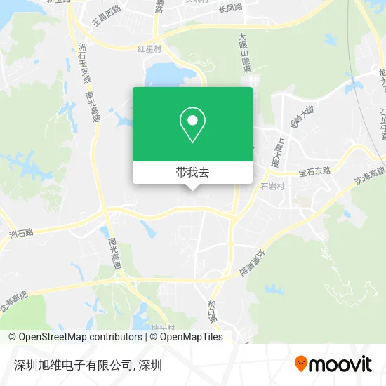 深圳旭维电子有限公司地图