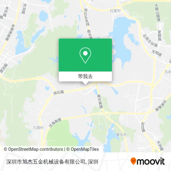 深圳市旭杰五金机械设备有限公司地图
