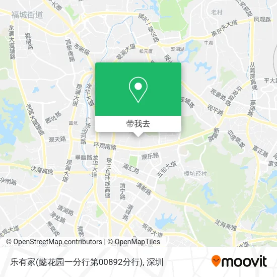 乐有家(懿花园一分行第00892分行)地图