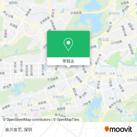 渝川发艺地图