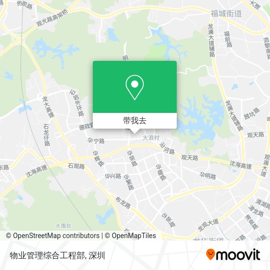 物业管理综合工程部地图