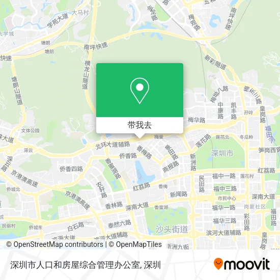 深圳市人口和房屋综合管理办公室地图