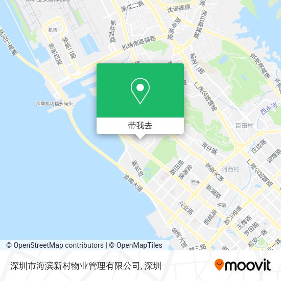 深圳市海滨新村物业管理有限公司地图