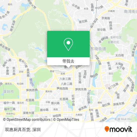 双惠厨具百货地图