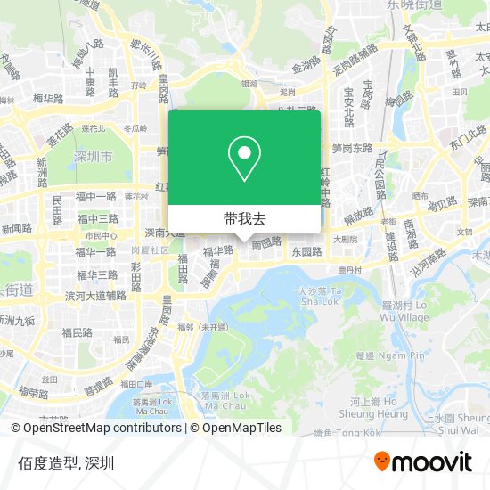 佰度造型地图