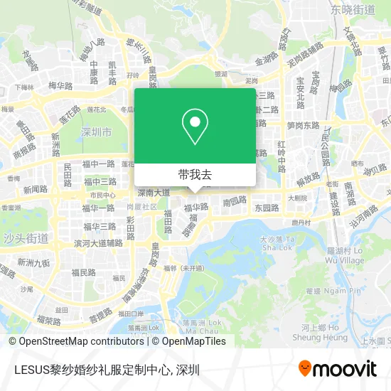 LESUS黎纱婚纱礼服定制中心地图