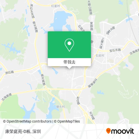 康荣庭苑-D栋地图