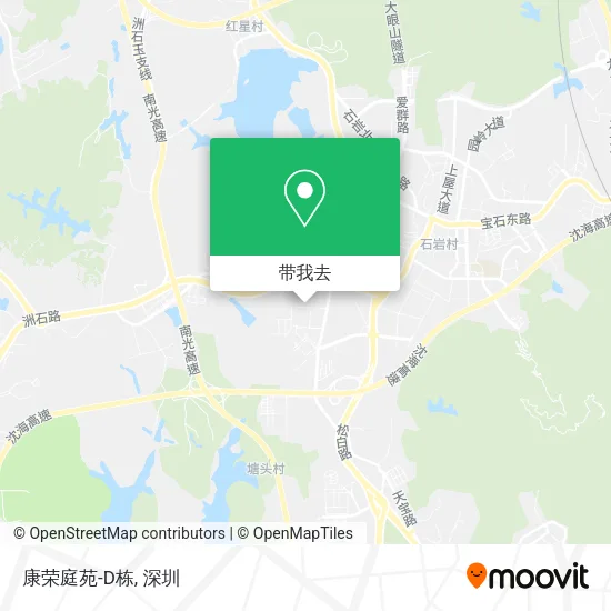 康荣庭苑-D栋地图