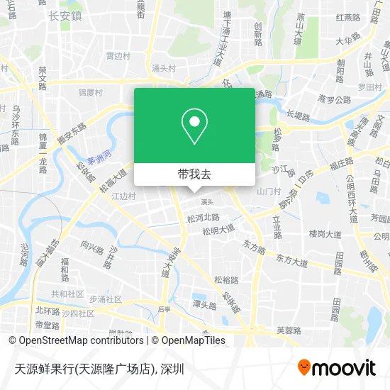 天源鲜果行(天源隆广场店)地图