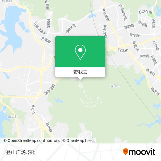 登山广场地图