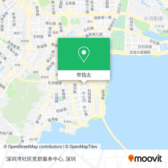 深圳湾社区党群服务中心地图