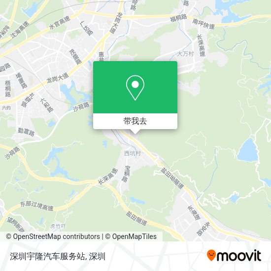 深圳宇隆汽车服务站地图