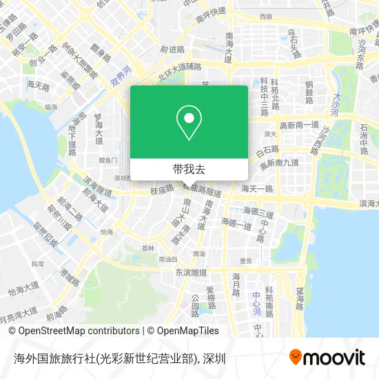 海外国旅旅行社(光彩新世纪营业部)地图
