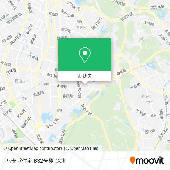 马安堂住宅-B32号楼地图
