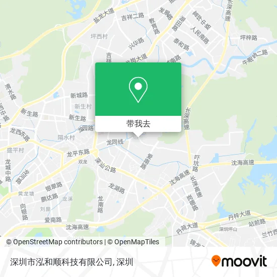 深圳市泓和顺科技有限公司地图