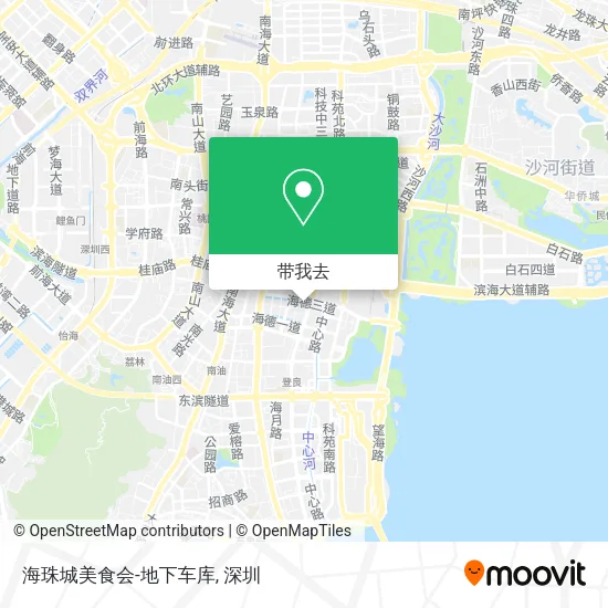 海珠城美食会-地下车库地图