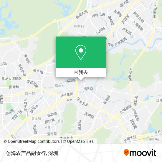 创海农产品副食行地图