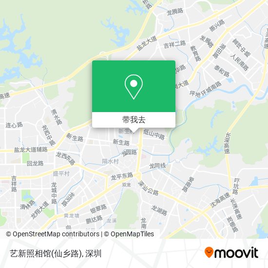 艺新照相馆(仙乡路)地图