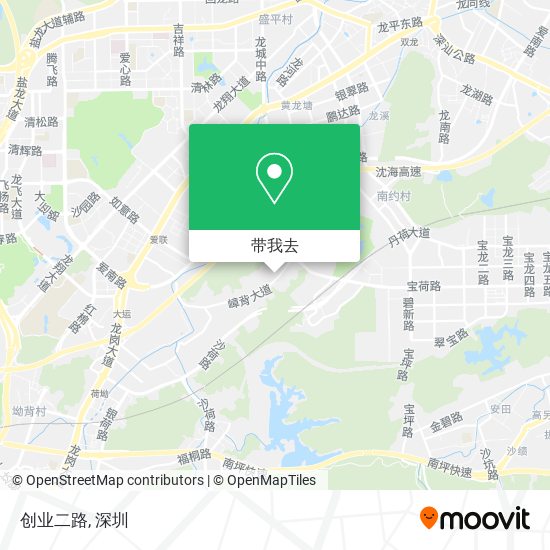 创业二路地图
