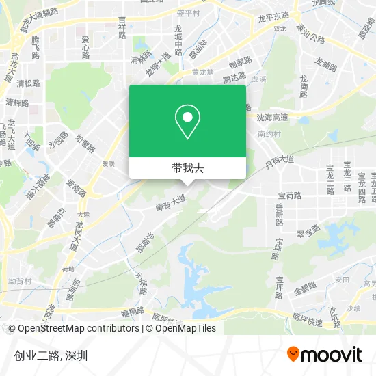 创业二路地图