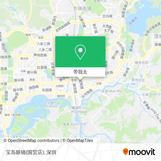 宝岛眼镜(国贸店)地图